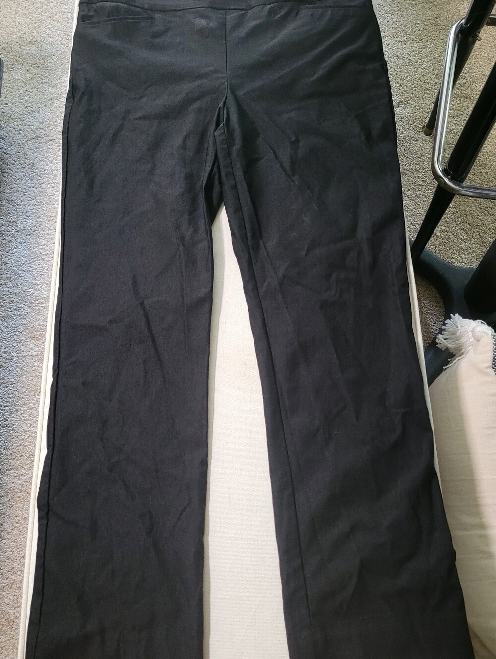 Chico's Black Pull On Chinos